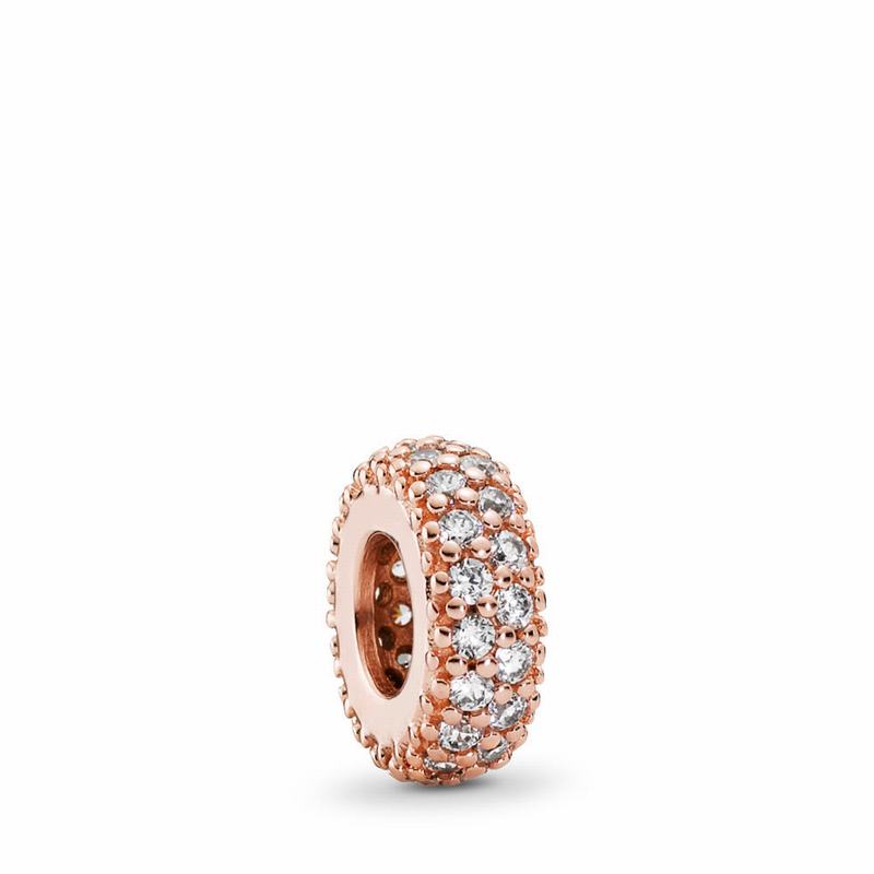 Pandora Rose™ Inspiration Within Spacer - Pandora Rose/Cubic Zirconia - Canada | GL9871KM